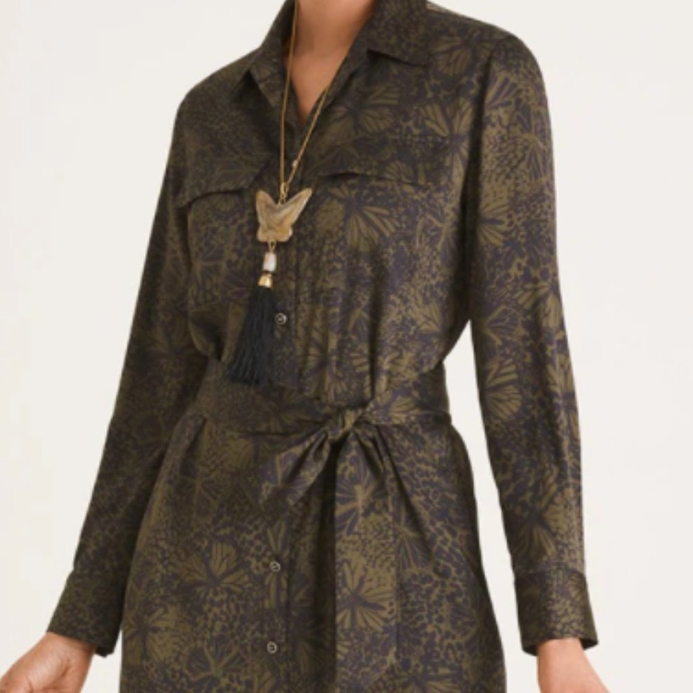 NWT UTILITY SHIRTDRESS - Picture 8 of 9